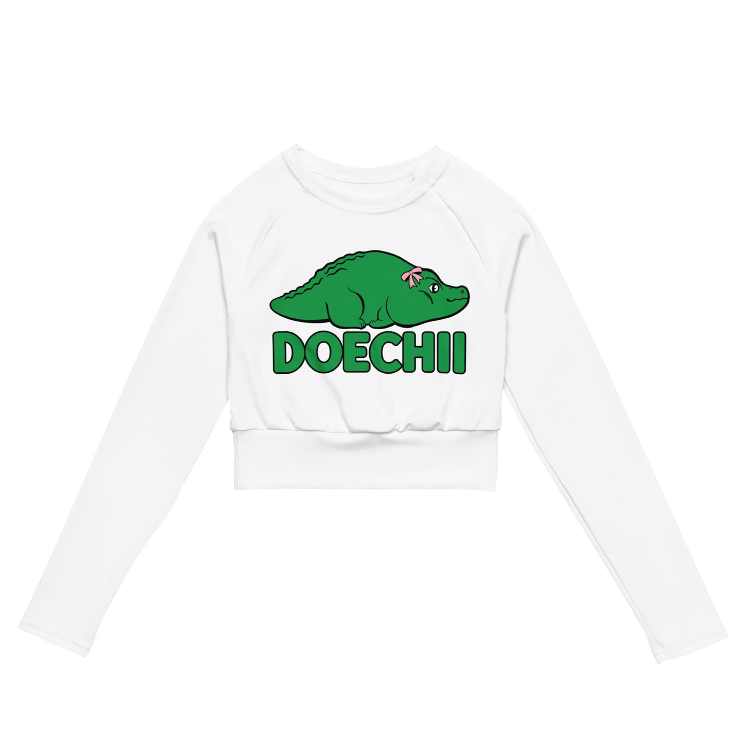 DOECHII Recycled long-sleeve crop top
