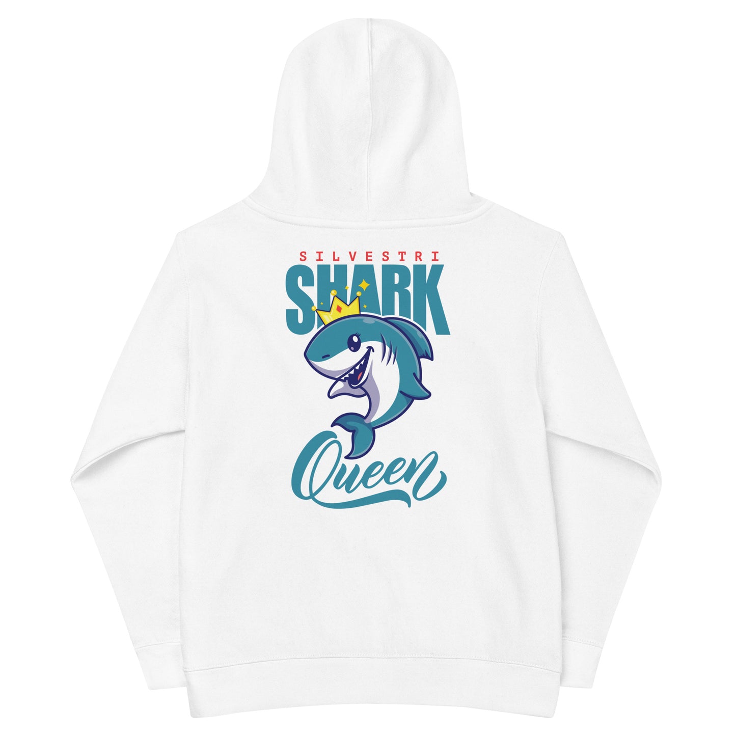 Shark Queen Kids fleece hoodie