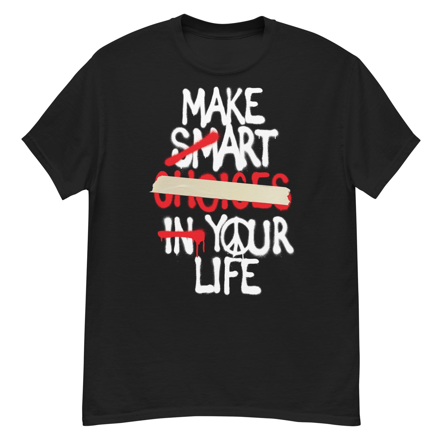 MAKE ART YOUR LIFE Men's classic tee black