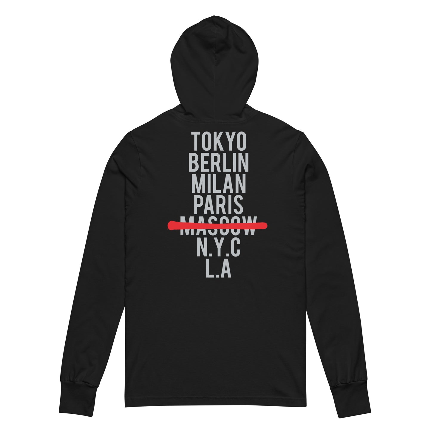 Still Free Hooded long-sleeve tee