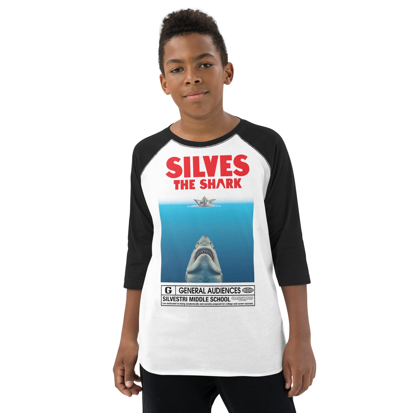 SHARK GOALS Youth baseball shirt
