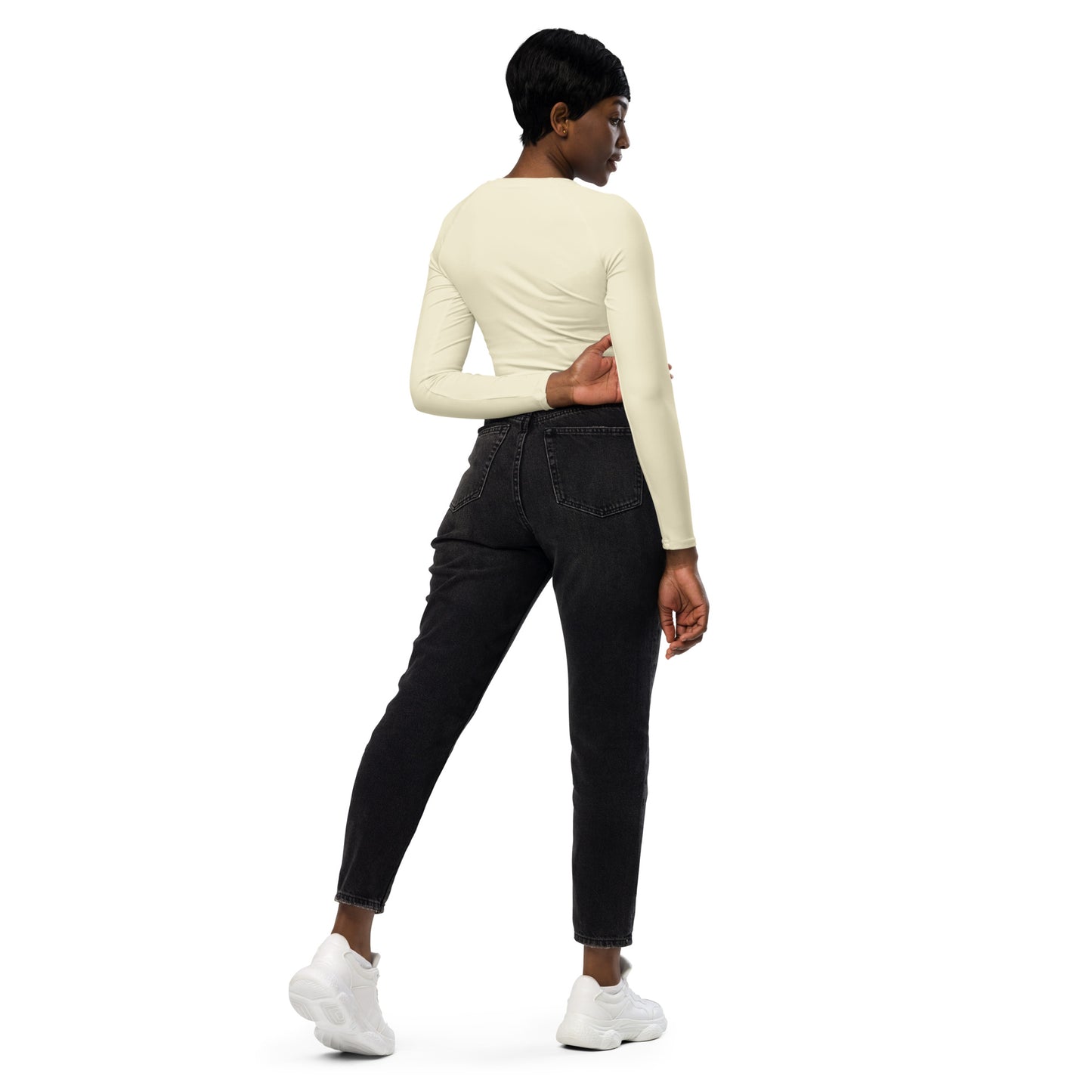 BLACK GIRLS ROCK Recycled long-sleeve crop top