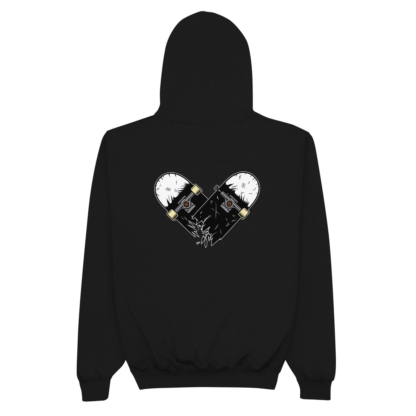 Skate or Die Heart Champion Hoodie