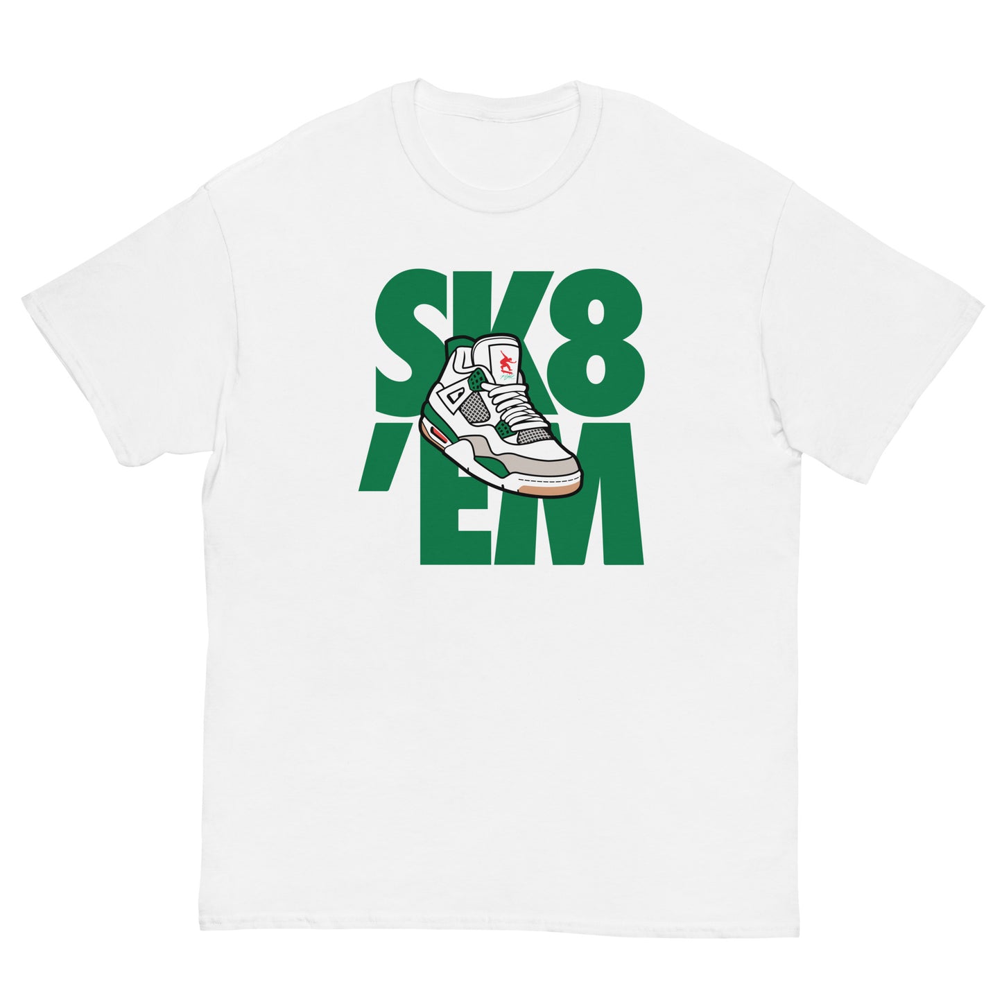 Sk8'Em (green text) Men's classic tee