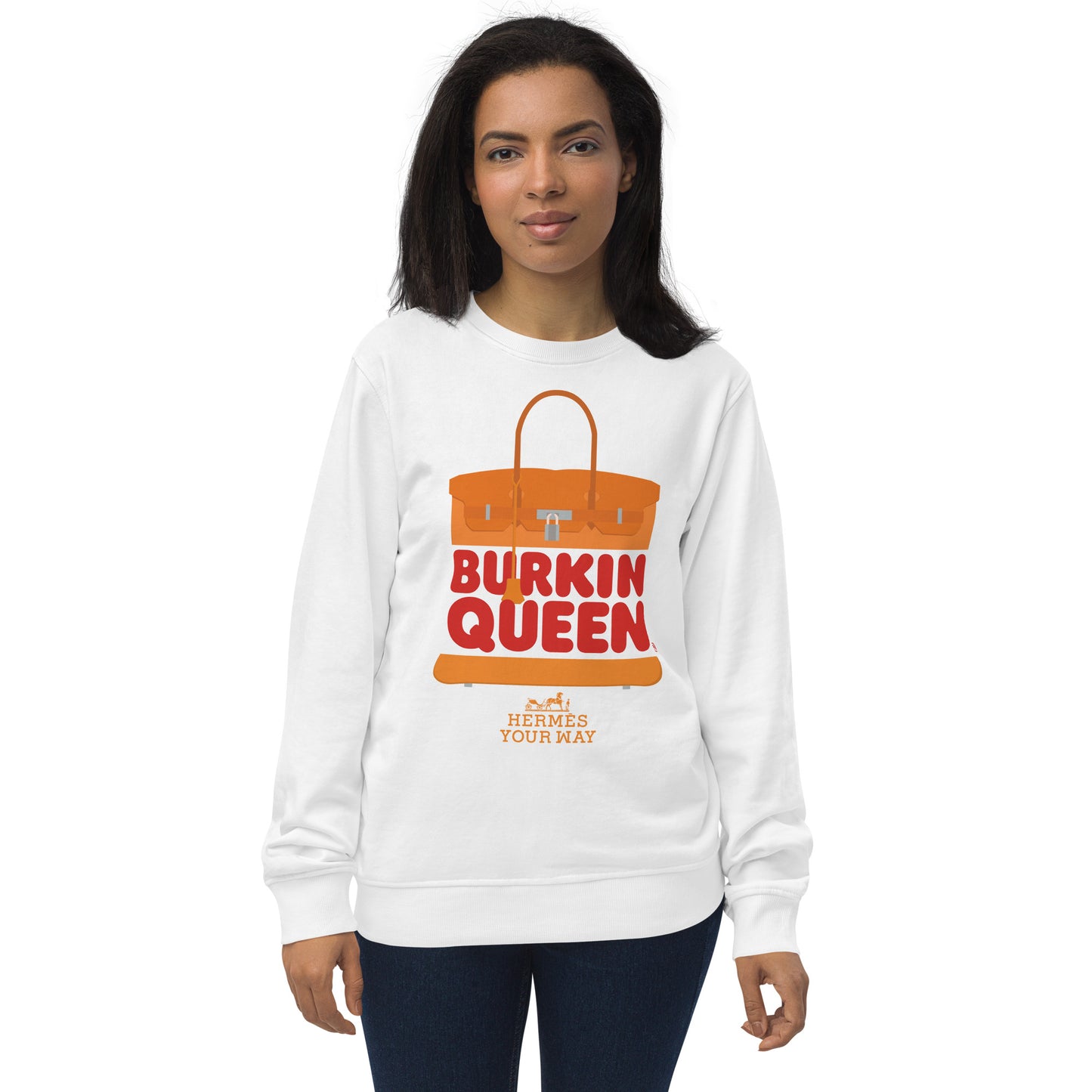 Burkin Queen Unisex organic sweatshirt