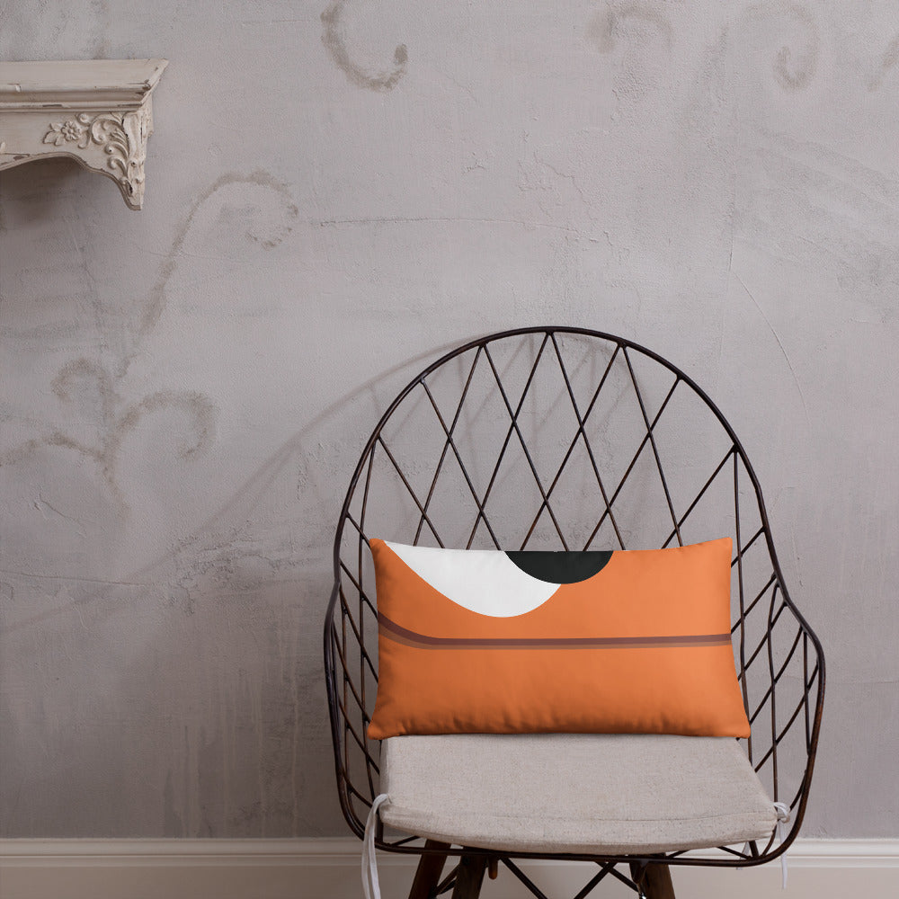 Orange Box Sneaker Pillow