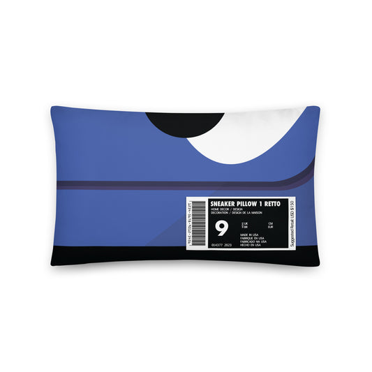 Blue Box Sneaker Pillow