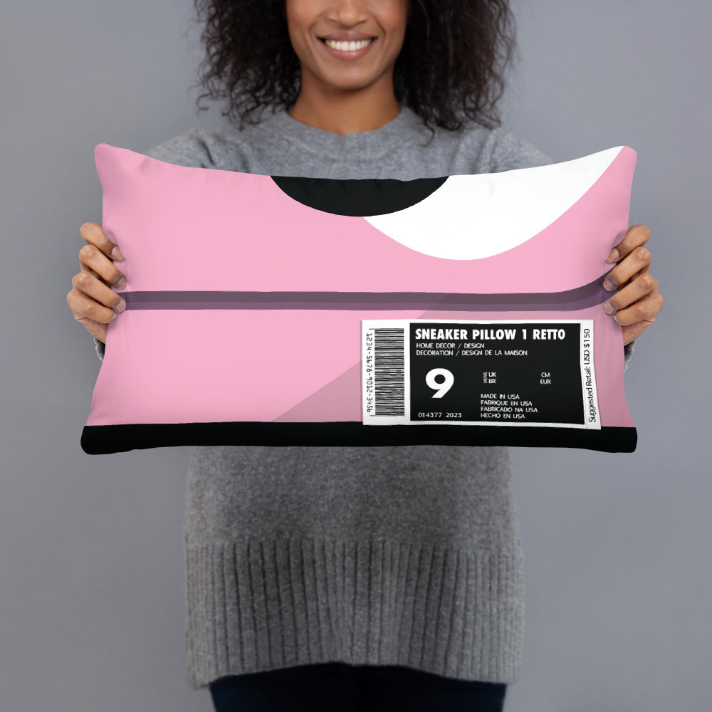 Pink Box Sneaker Pillow