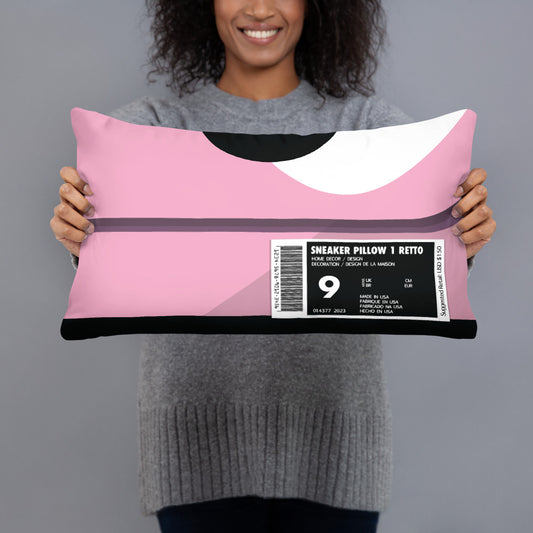 Pink Box Sneaker Pillow