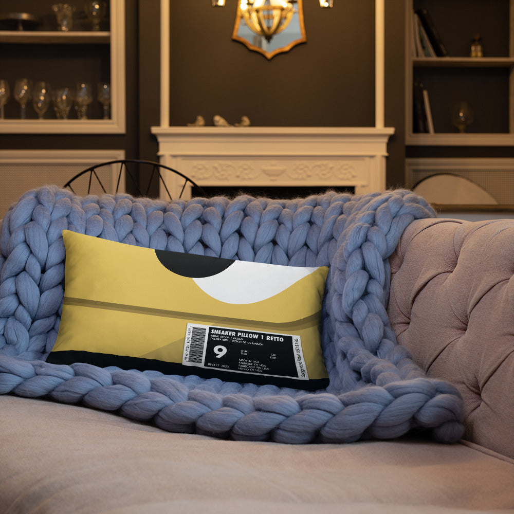 Gold Box Sneaker Pillow