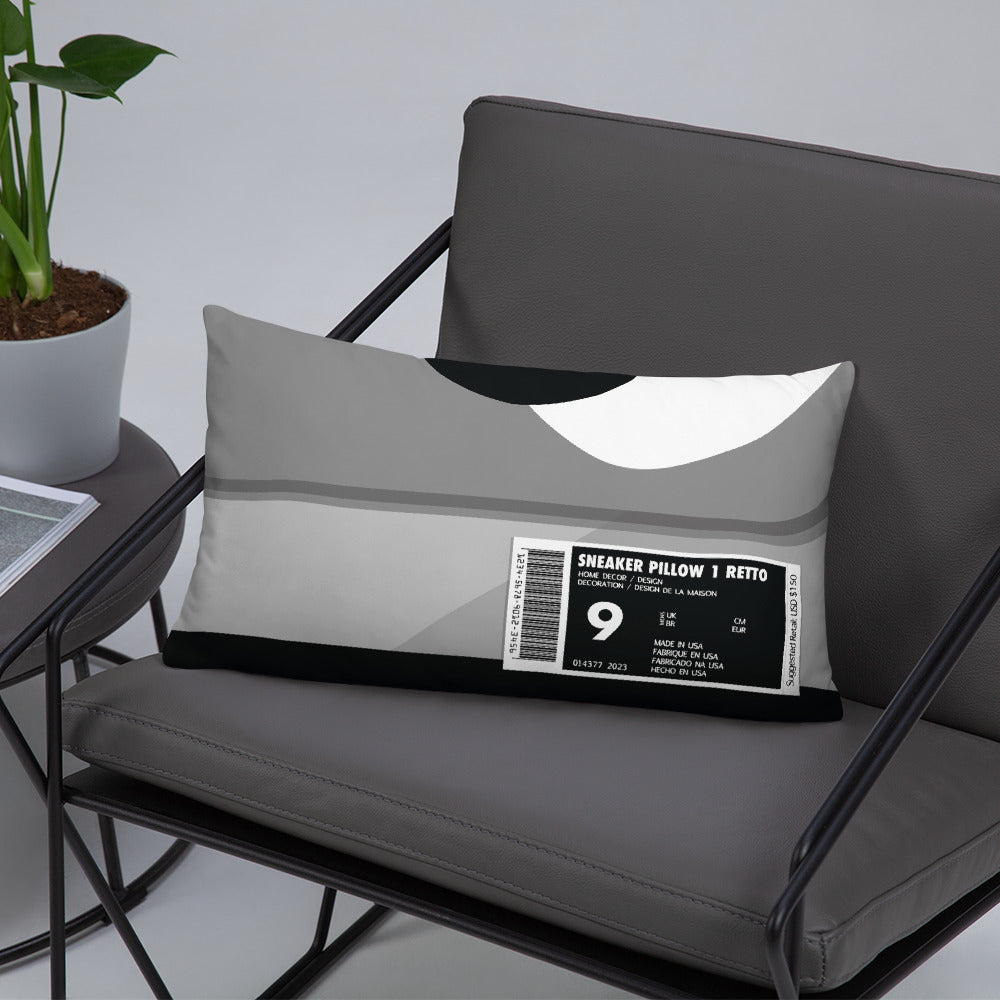 Grey Box Sneaker Pillow