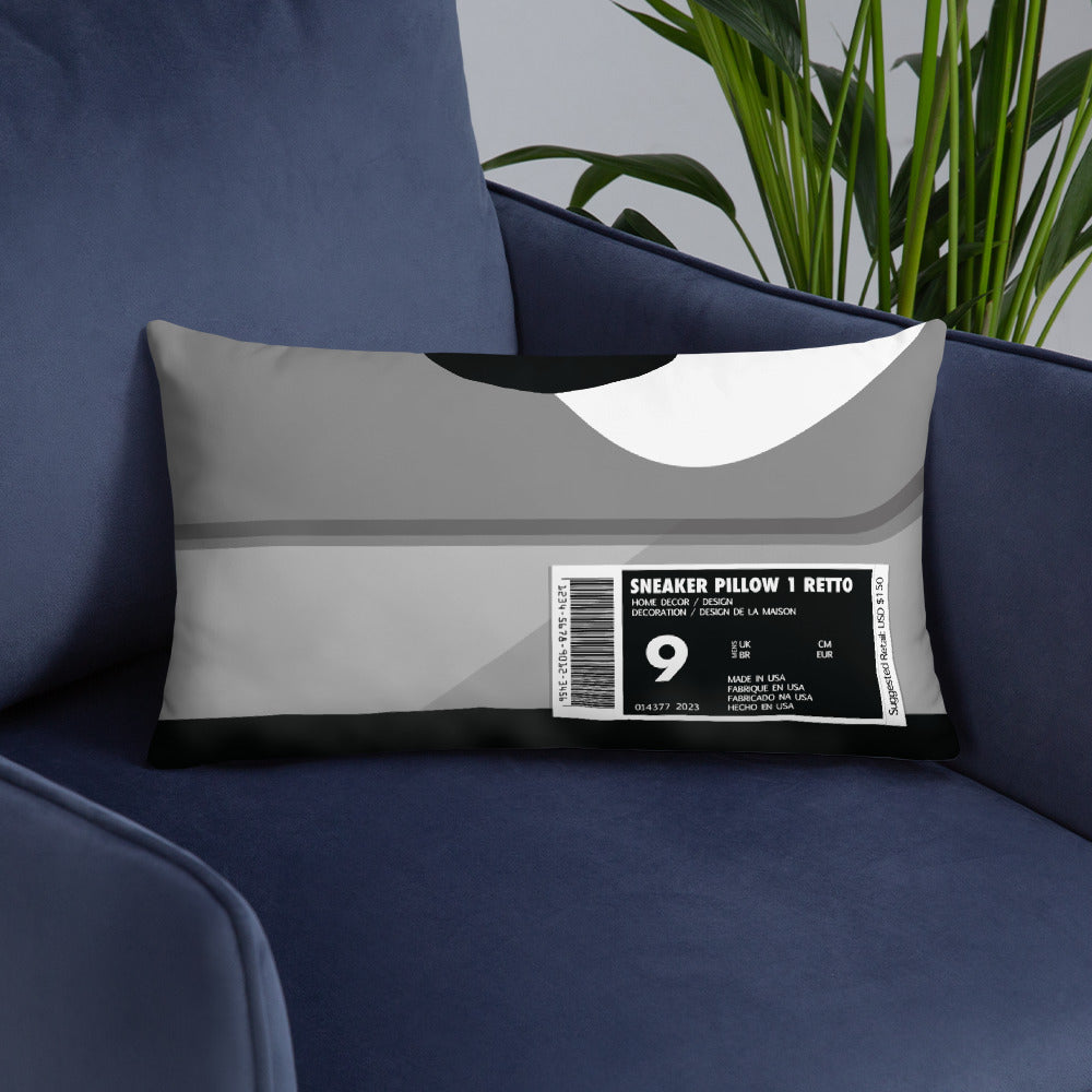 Grey Box Sneaker Pillow