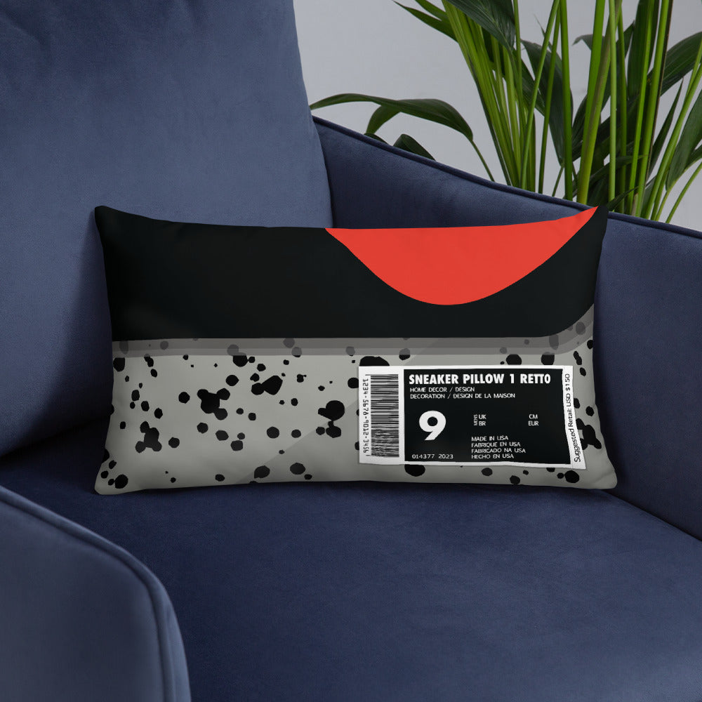 Cement Box Sneaker Pillow