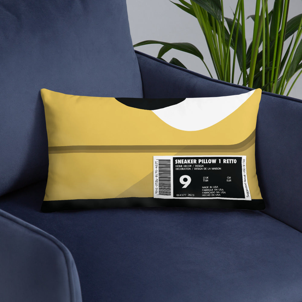 Gold Box Sneaker Pillow
