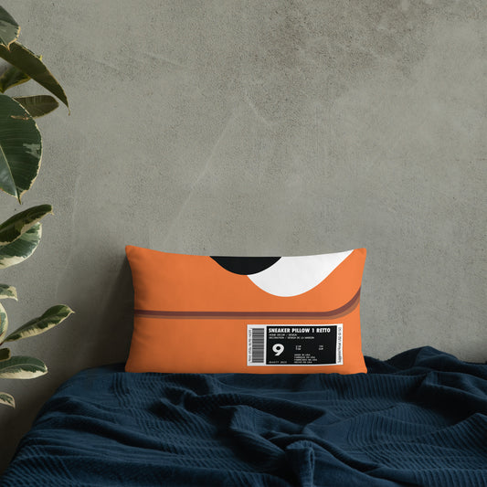 Orange Box Sneaker Pillow