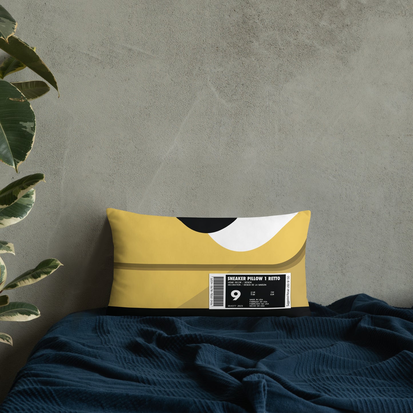 Gold Box Sneaker Pillow