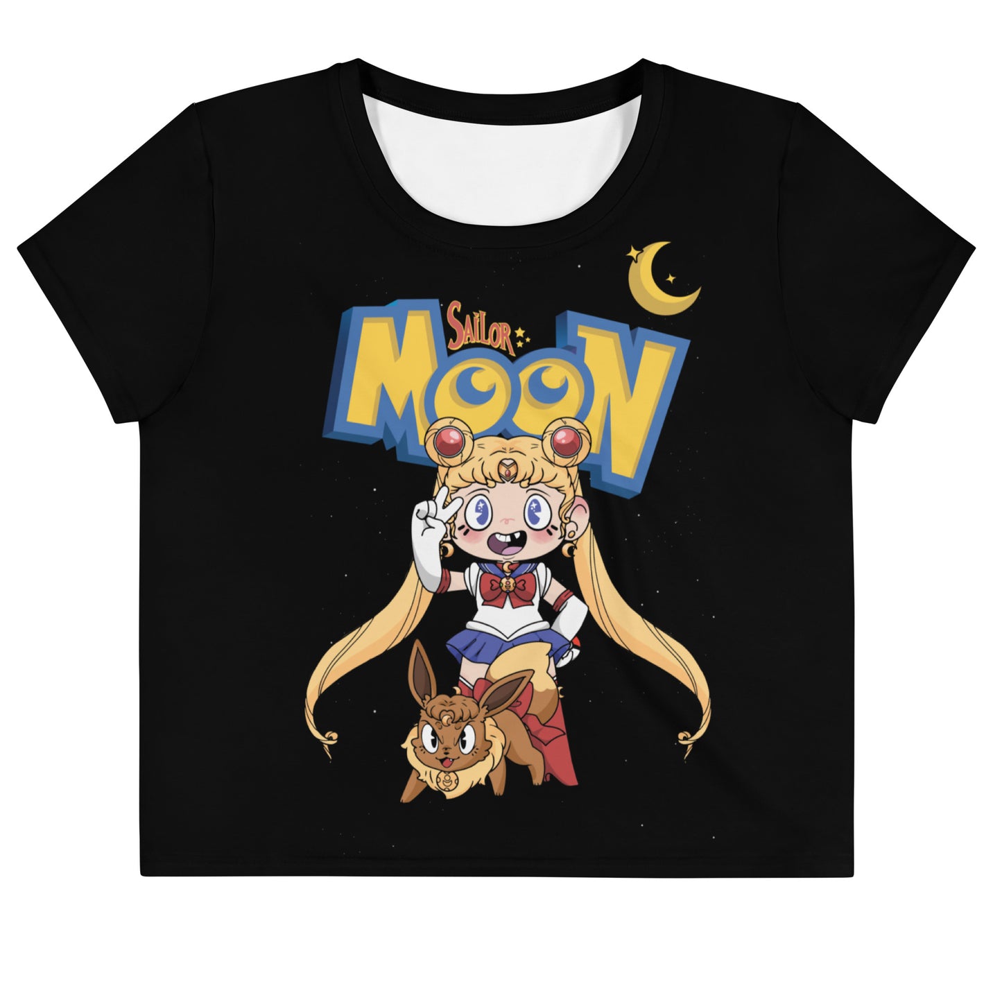 Moon Works Studio All-Over Print Crop Tee