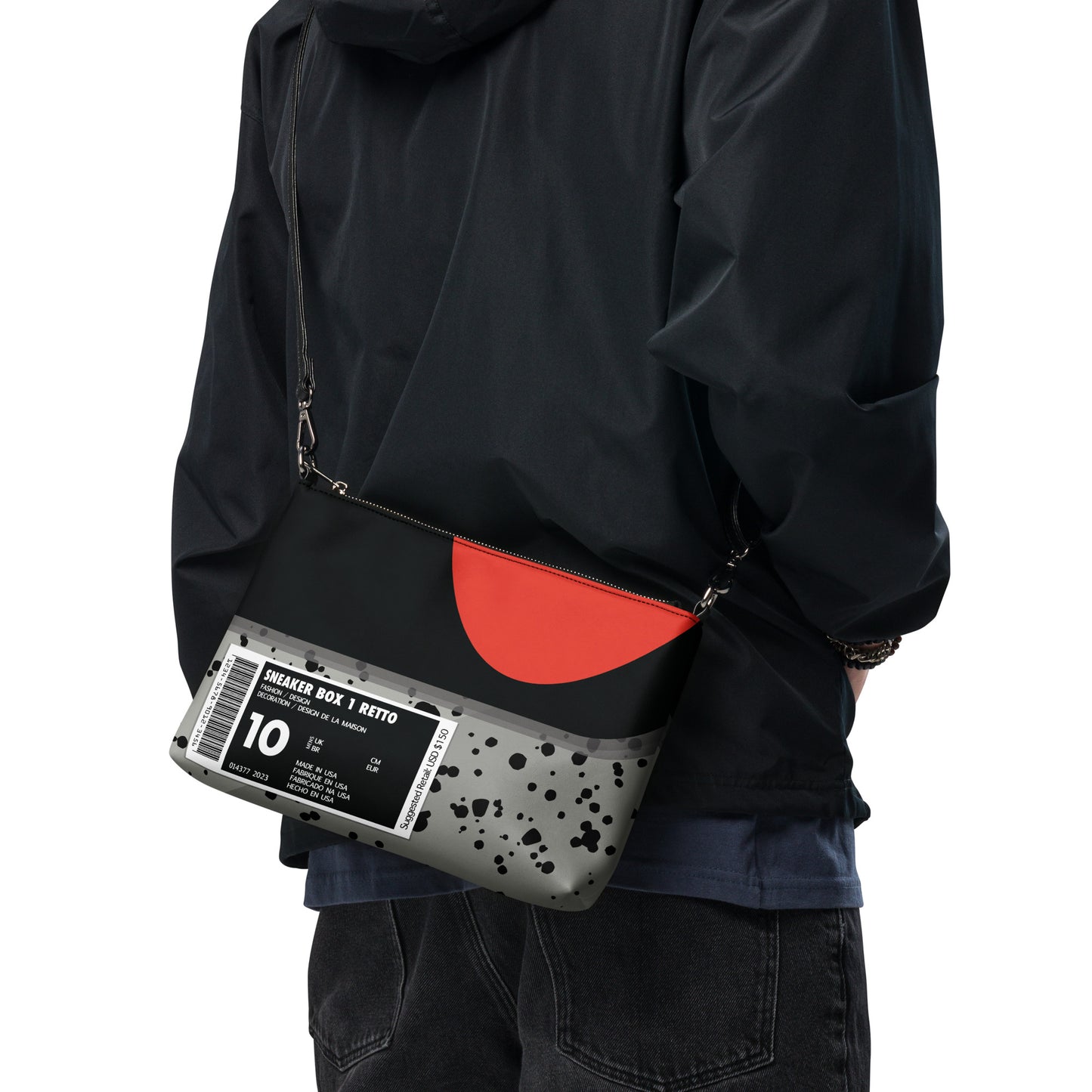 SNEAKER CEMENT BOX Crossbody bag