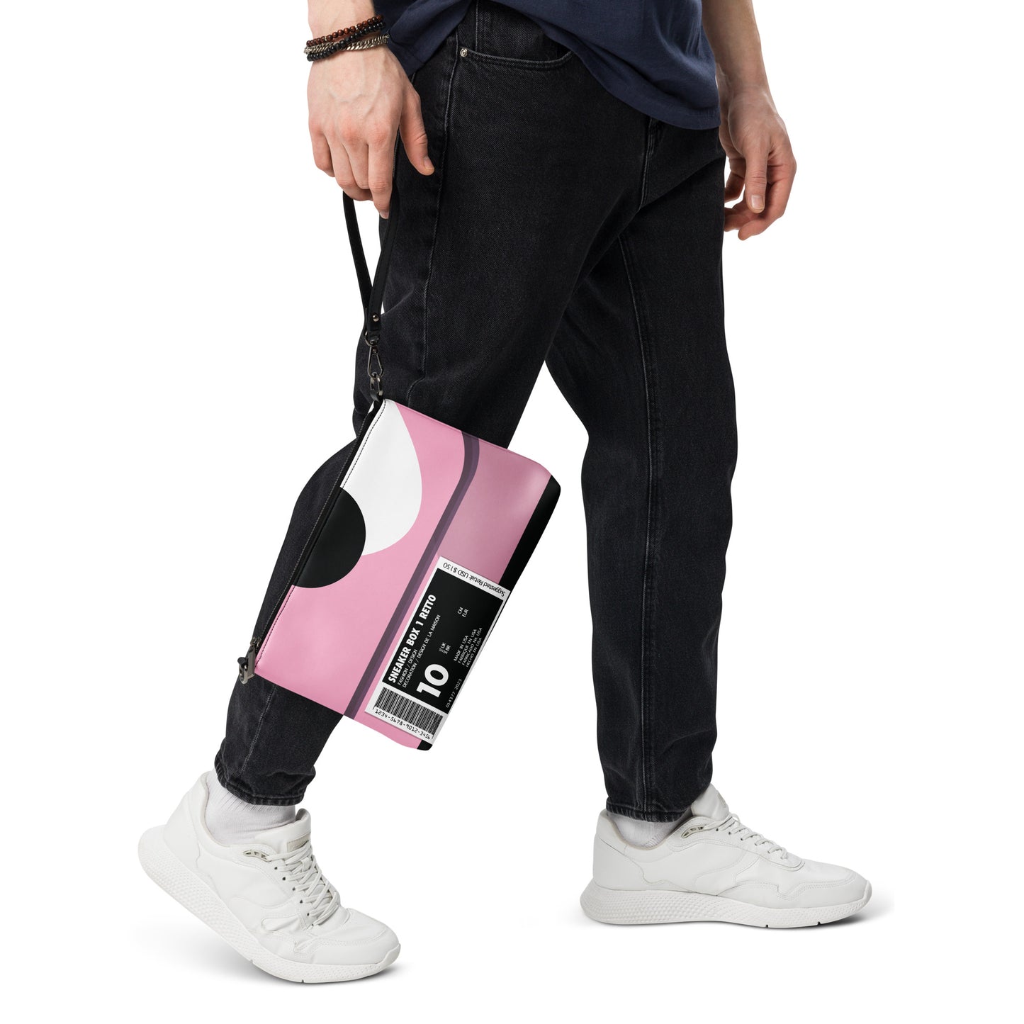 SNEAKER PINK BOX Crossbody bag