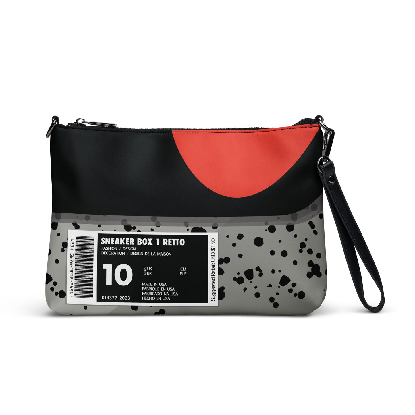 SNEAKER CEMENT BOX Crossbody bag
