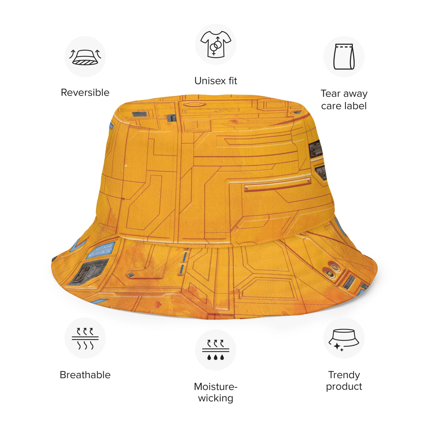 TELETRAAN 1 Reversible bucket hat