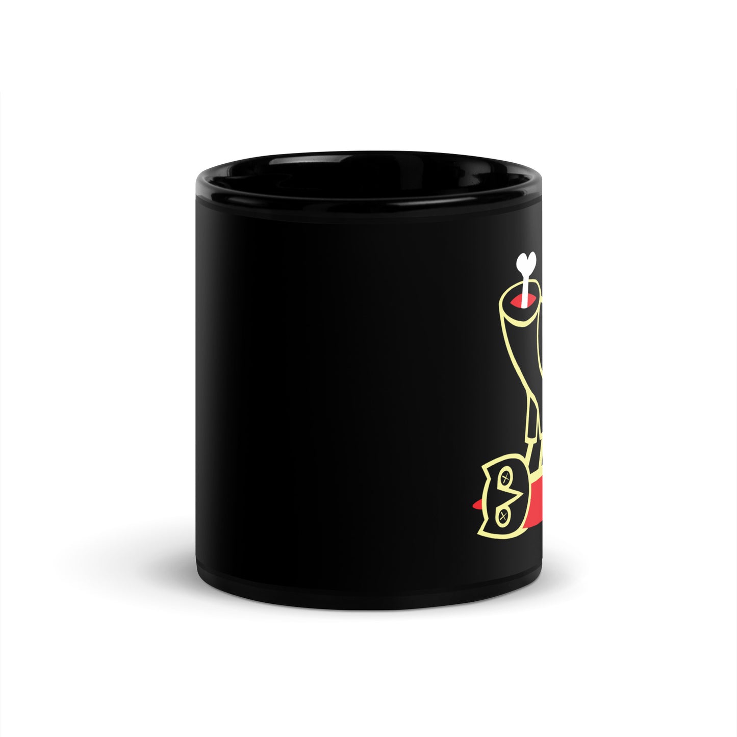 Ovho Black Glossy Mug