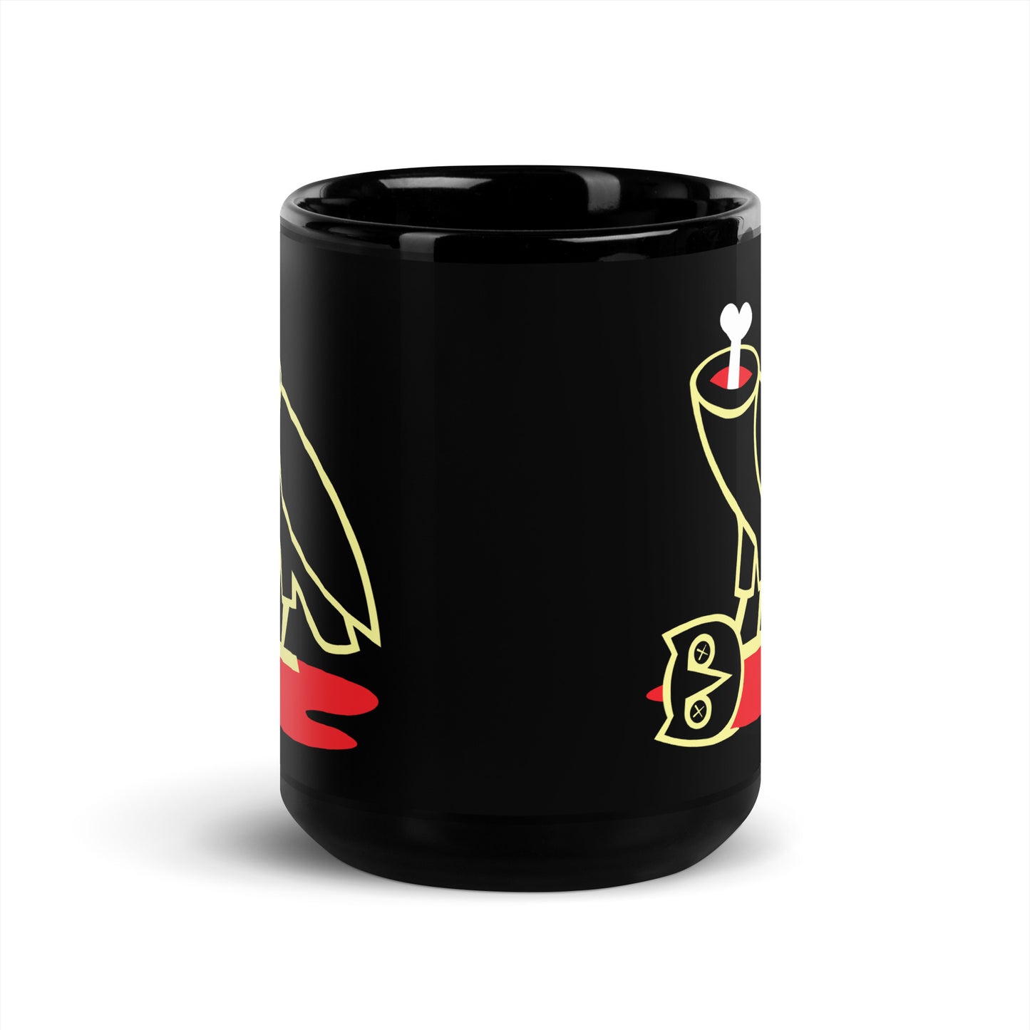 Ovho Black Glossy Mug