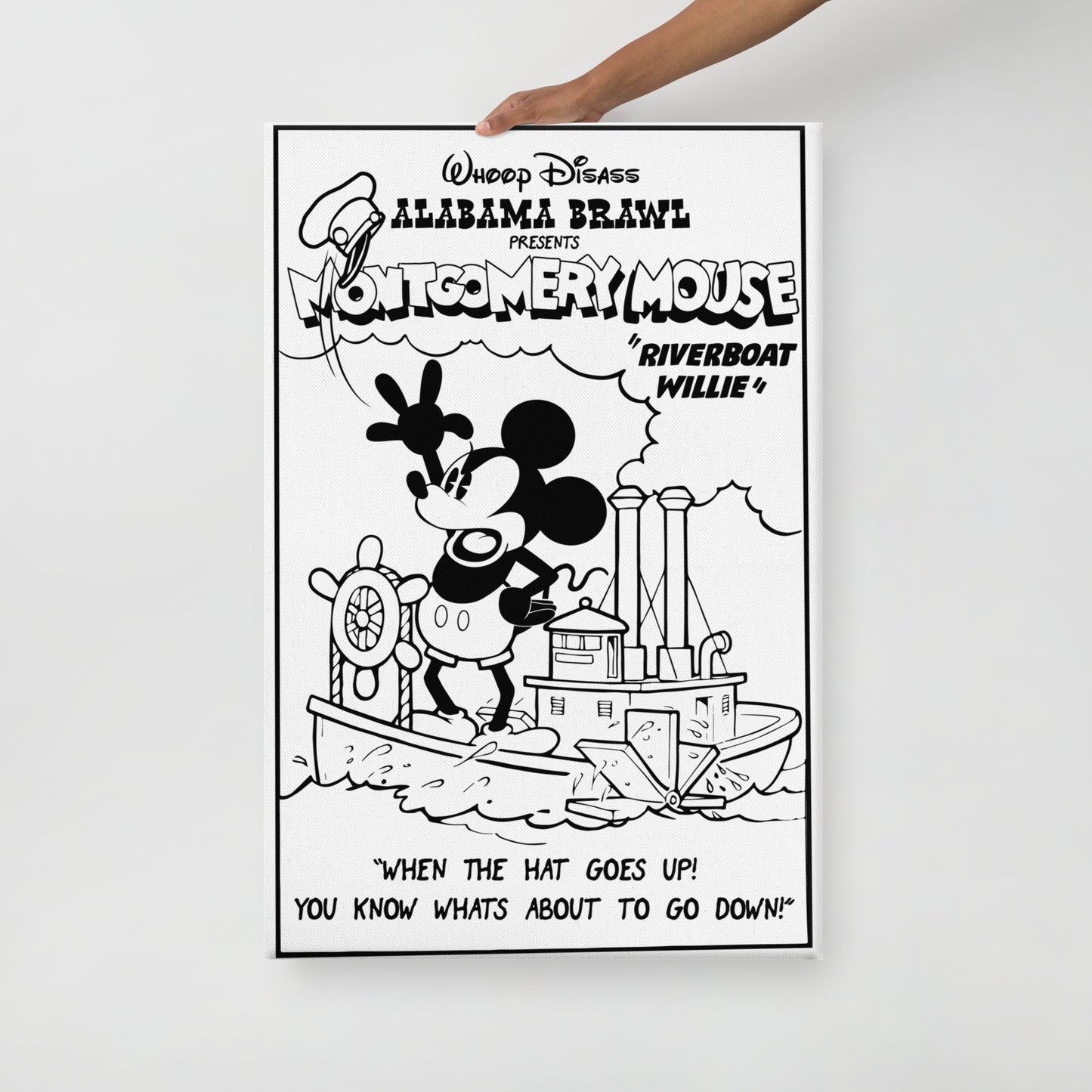 Riverboat Willie Canvas