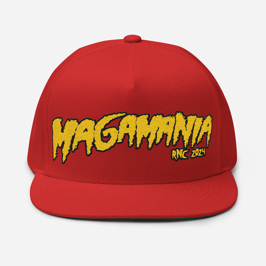 MAGA MANIA Flat Bill Cap