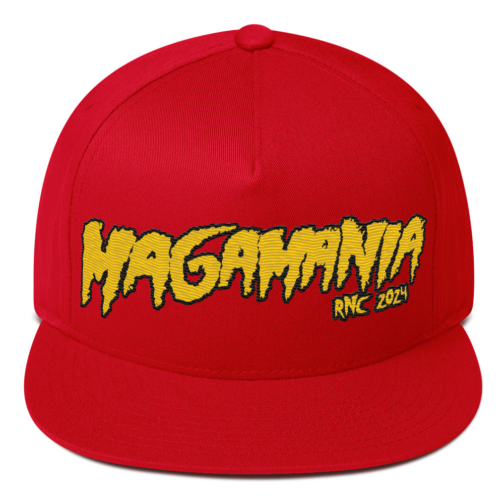 MAGA MANIA Flat Bill Cap