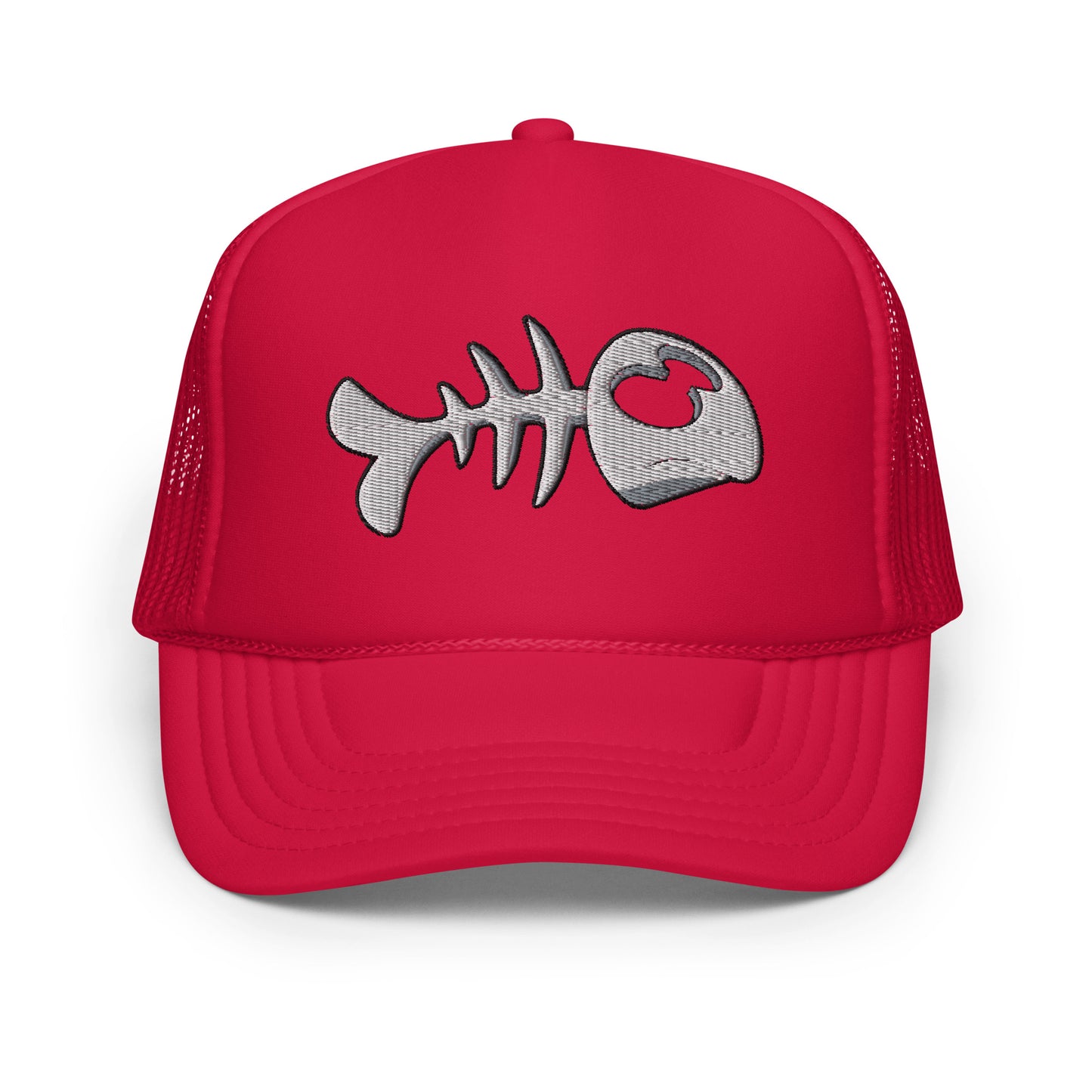 Fish Bone Foam trucker hat
