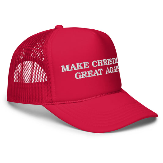 Make Christmas Great Again Foam trucker hat