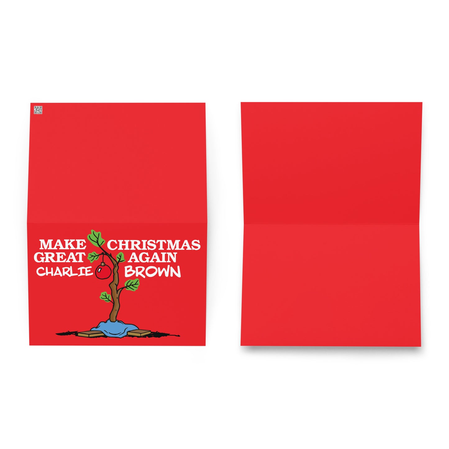 Make Christmas Great Again Greeting card