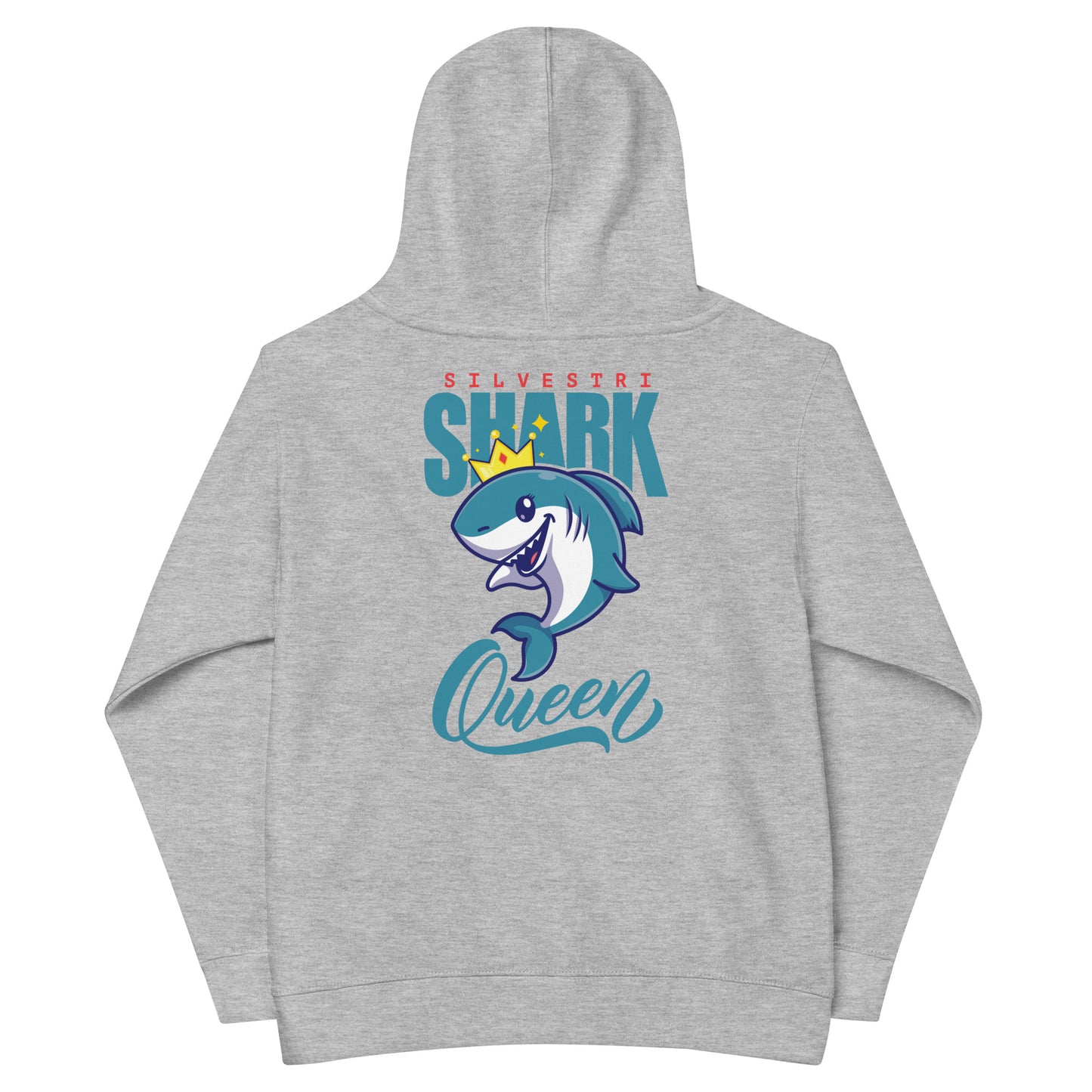 Shark Queen Kids fleece hoodie