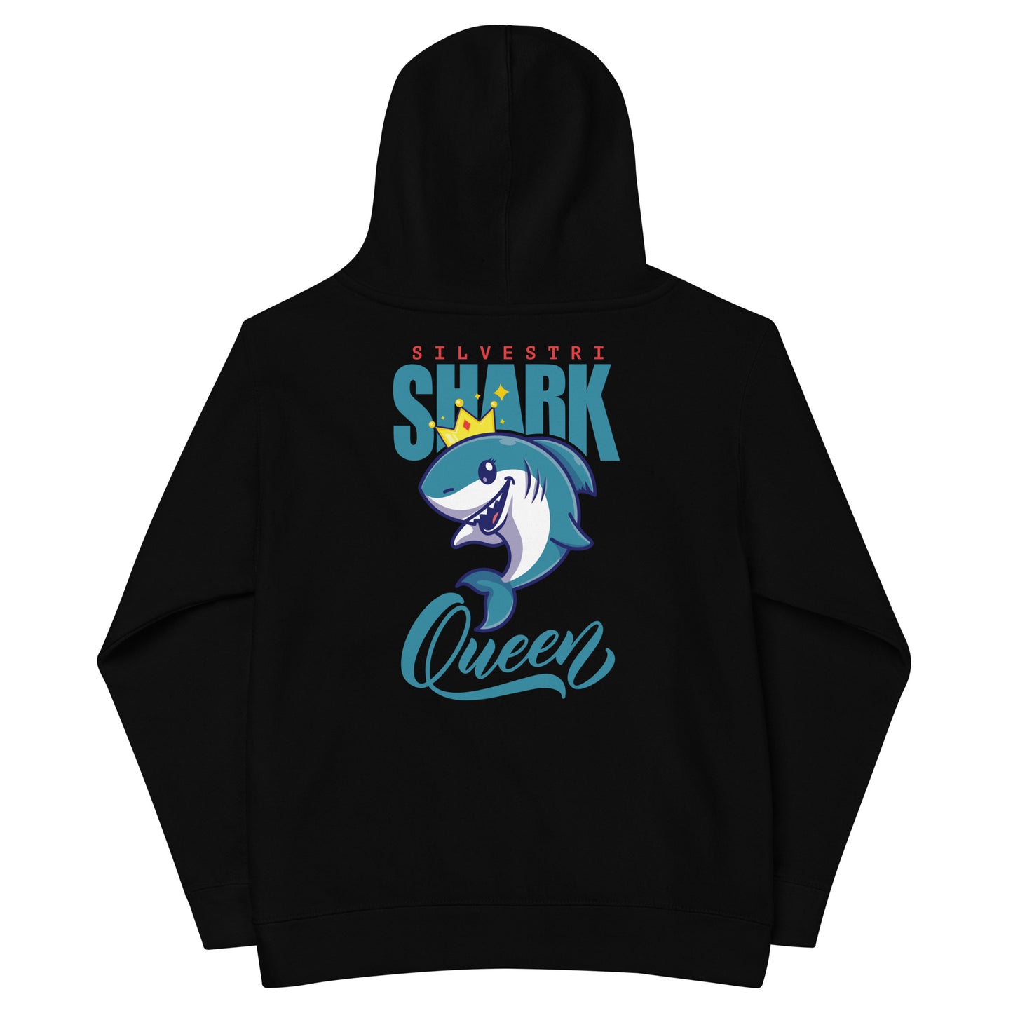 Shark Queen Kids fleece hoodie