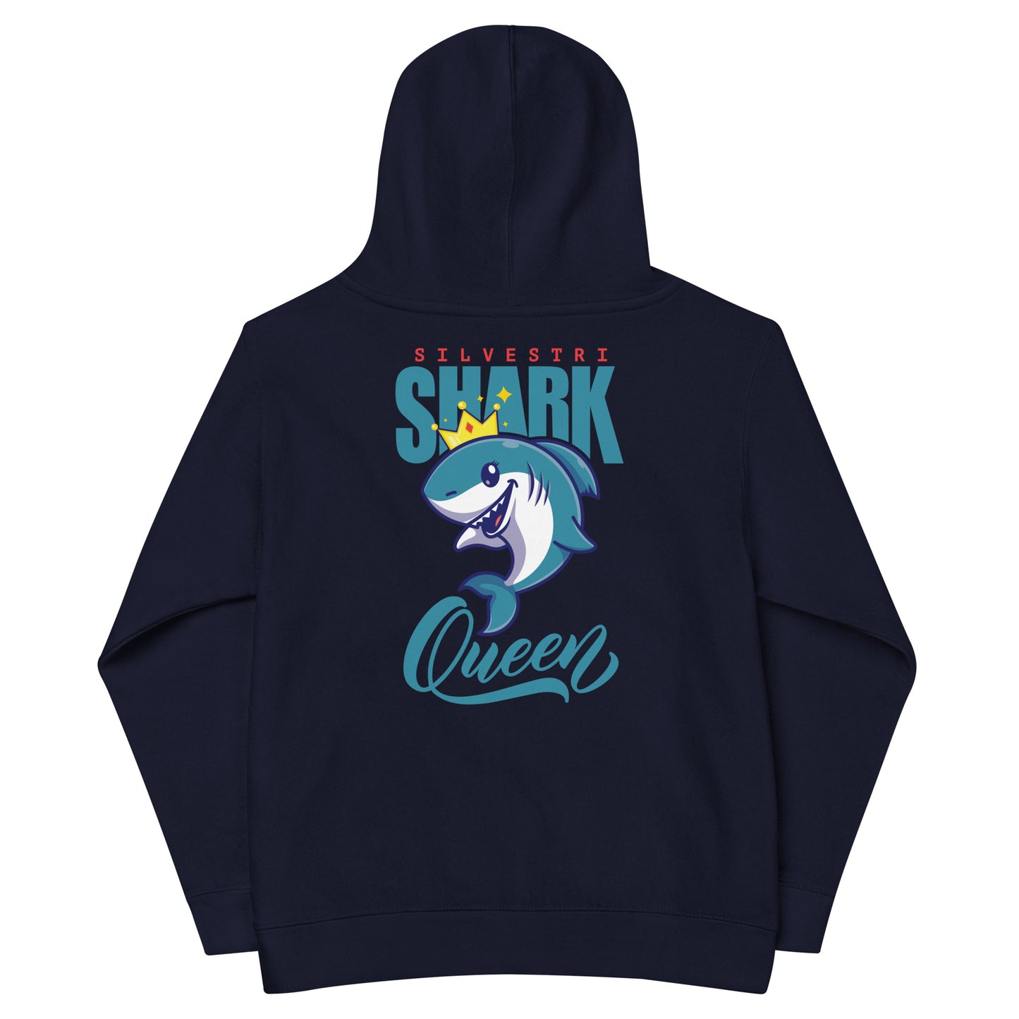 Shark Queen Kids fleece hoodie