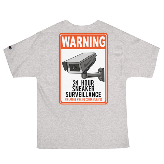 SHOE GAZING CHECK (ORANGE) Men's Champion T-Shirt