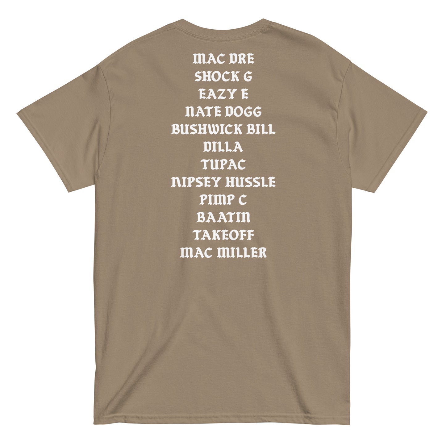 Raised by HIP HOP West Coast Men's classic tee