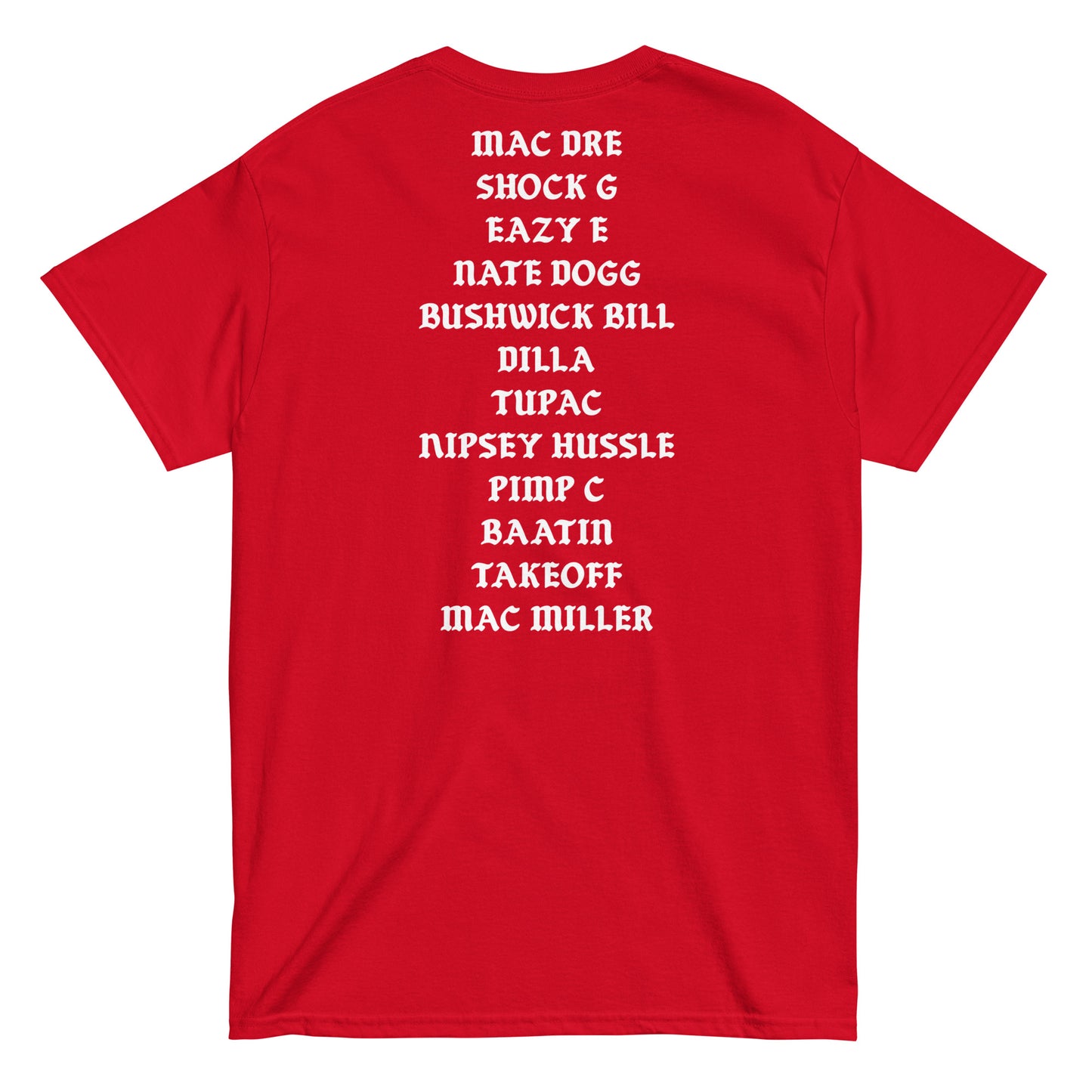 Raised by HIP HOP West Coast Men's classic tee