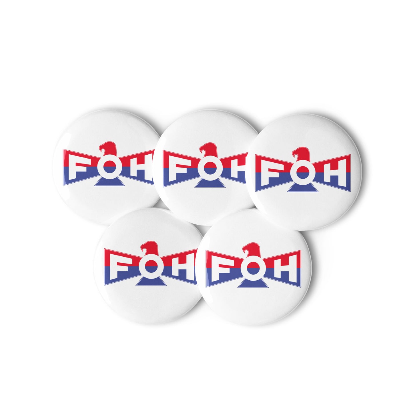 FoH Set of pin buttons