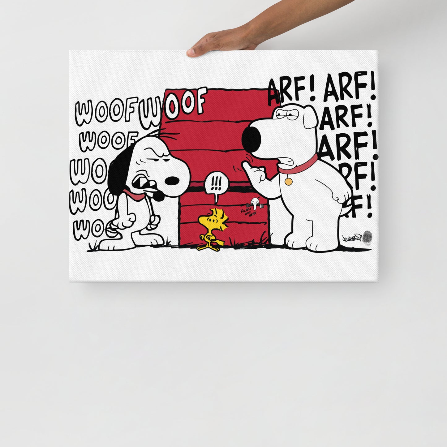 Dog eat Dog Thin canvas