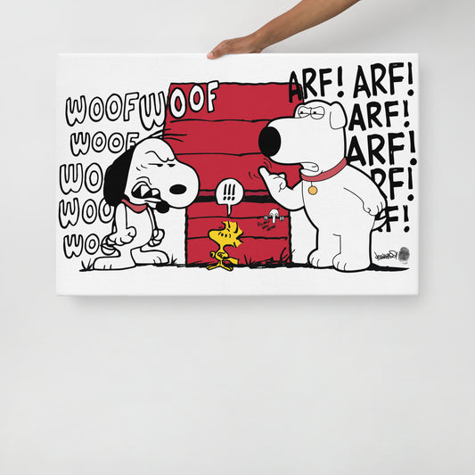 Dog eat Dog Thin canvas