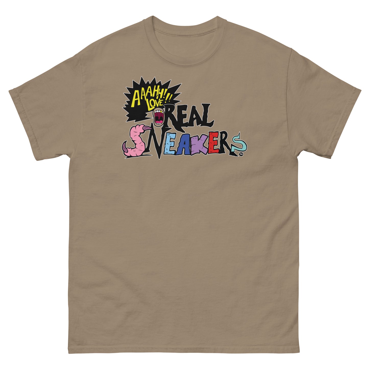 Aaah Love Real Sneakers Unisex classic tee
