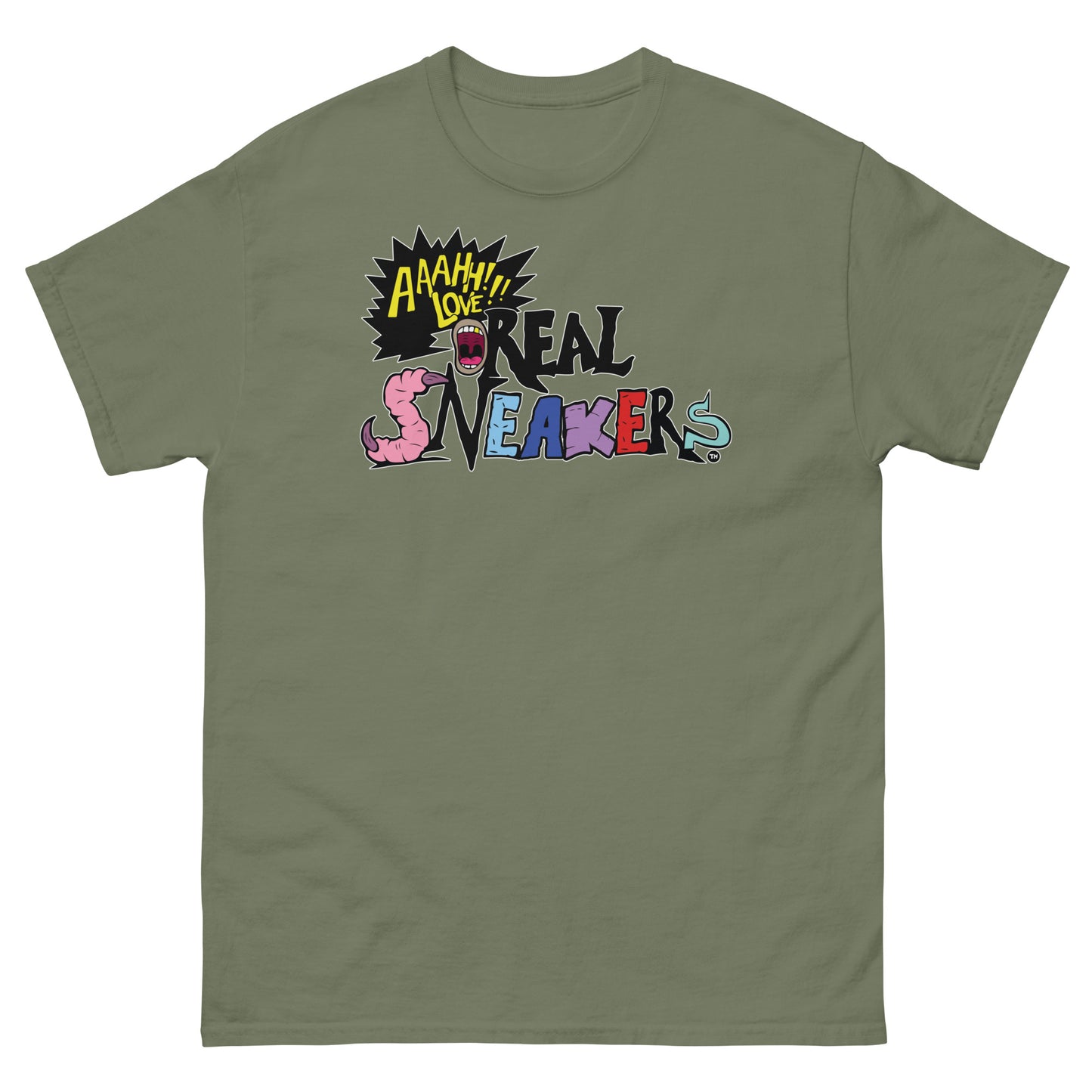 Aaah Love Real Sneakers Unisex classic tee