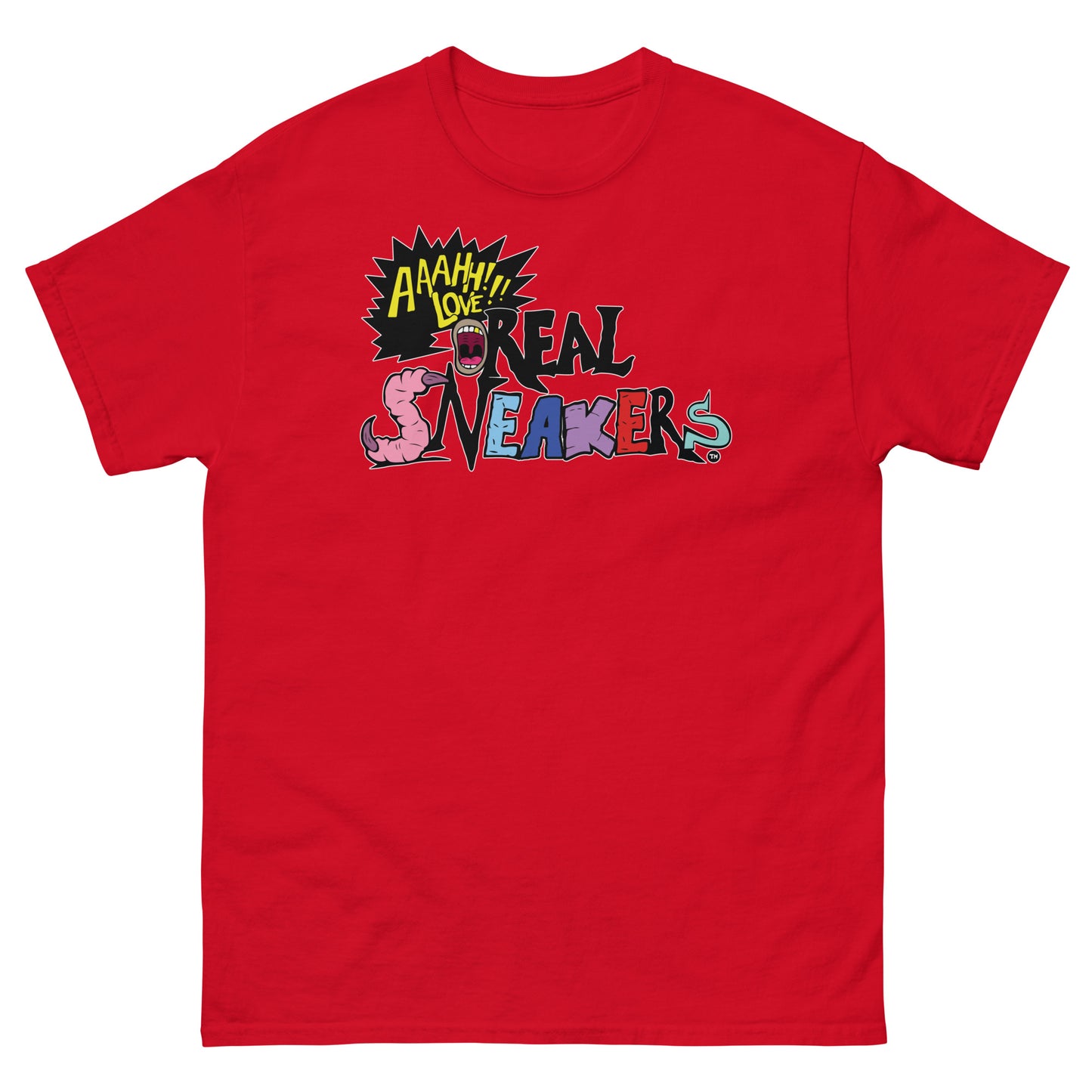 Aaah Love Real Sneakers Unisex classic tee
