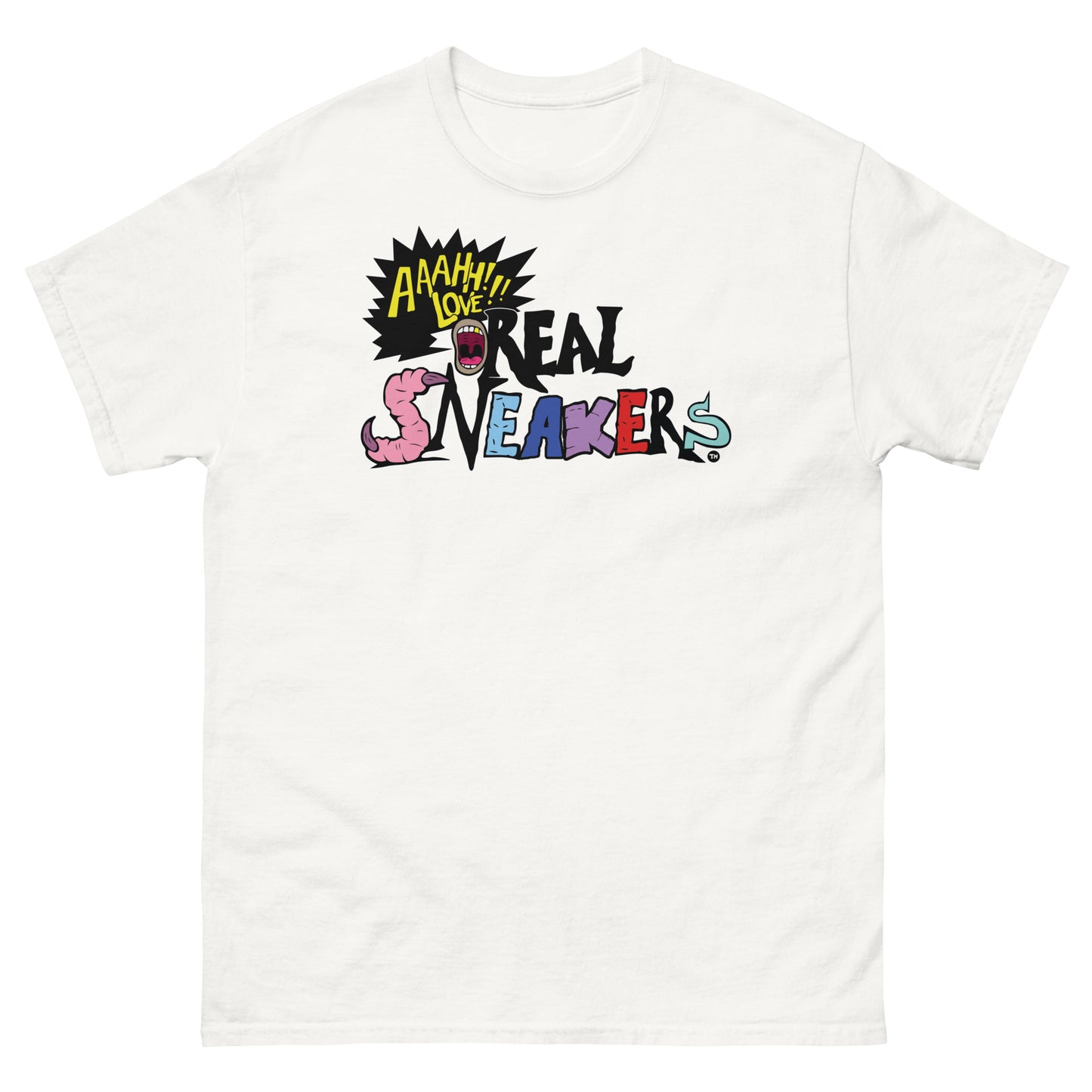 Aaah Love Real Sneakers Unisex classic tee