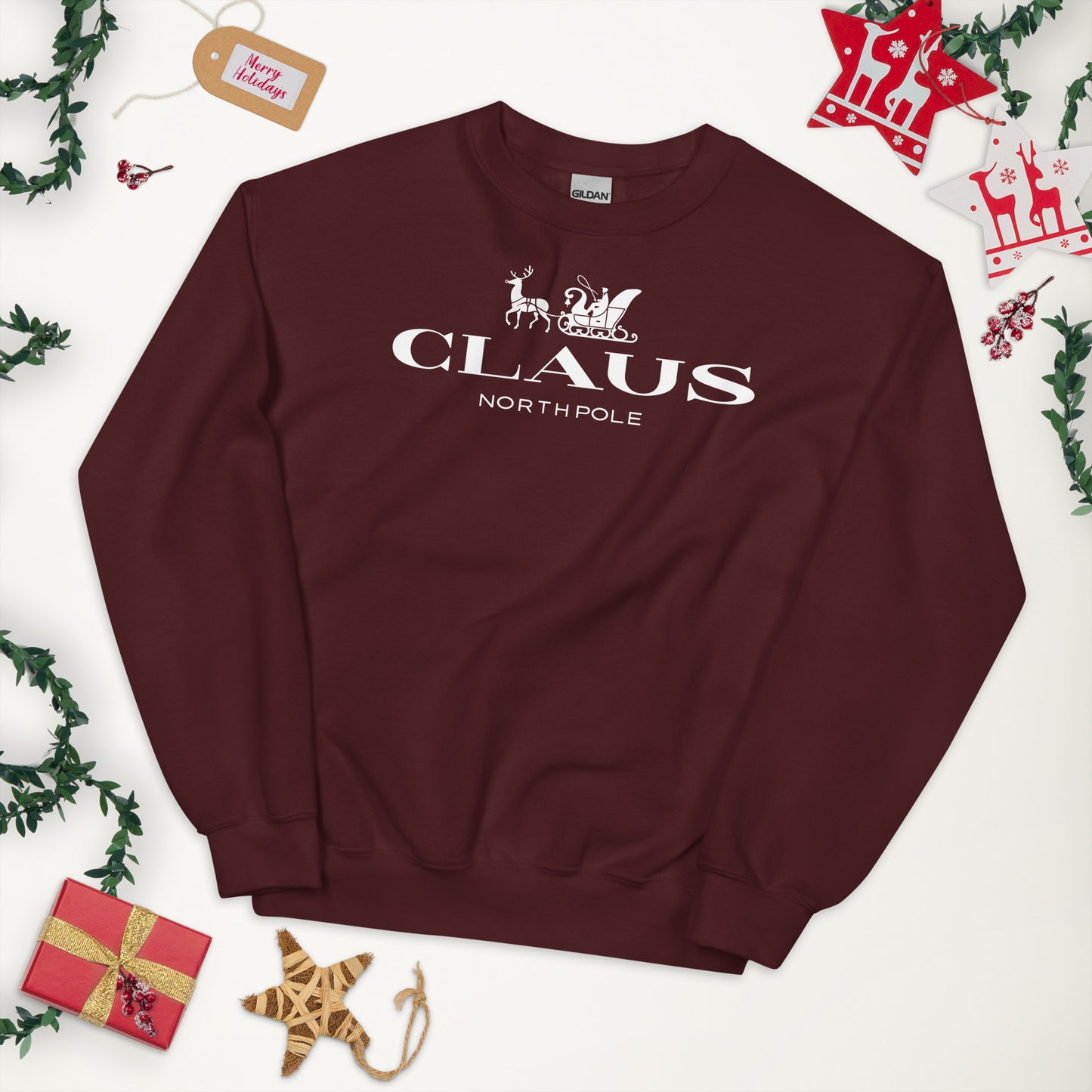 CLAUS NORTH POLE Unisex Sweatshirt
