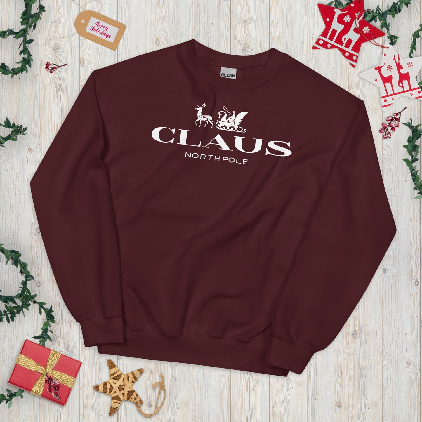 CLAUS NORTH POLE Unisex Sweatshirt