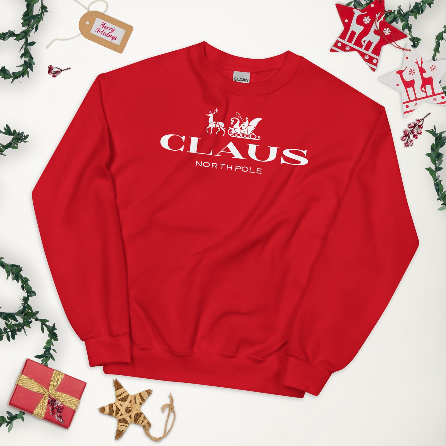 CLAUS NORTH POLE Unisex Sweatshirt