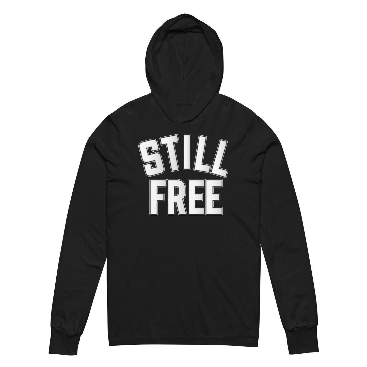 Still Free Hooded long-sleeve tee